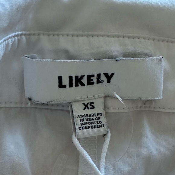 Likely White Button Up Top - Picture 3 of 3